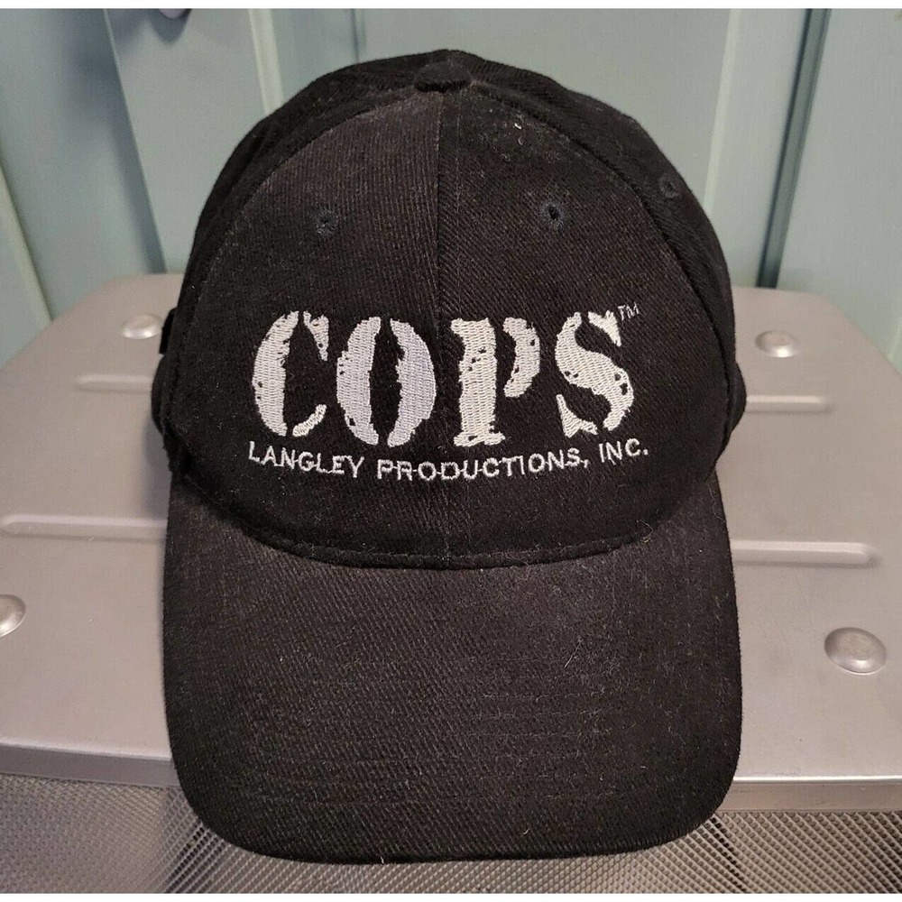 Cops TV Show Series Langley Productions Crew Member Cameraman? Hat Cap